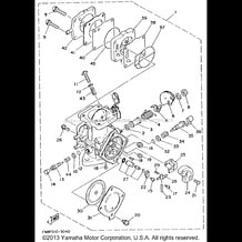 CARBURETOR pour Yamaha 1994 WaveRunner WAVE RUNNER VXR 650 (WRB650) 1994