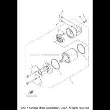 STARTING MOTOR pour Yamaha 2016 WaveRunner VX CRUISER VX1050BR VX DELUXE - VX1050AR - 2016