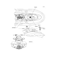 Labels pour Kawasaki 2004 Ultra 130