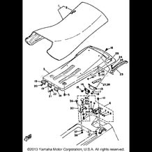 SEAT pour Yamaha 1989 WaveRunner WR500F - 1989