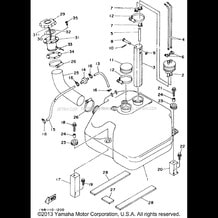 FUEL TANK pour Yamaha 1994 WaveRunner WAVE RUNNER VXR 650 (WRB650) 1994