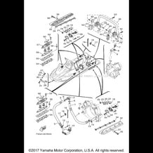 HULL & DECK pour Yamaha 2016 WaveRunner VX LIMITED - VX1050FR - 2016