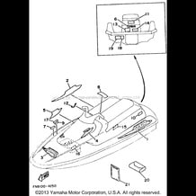 GRAPHIC - TOOL pour Yamaha 1994 WaveRunner WAVE RUNNER VXR - WRB650S - 1994