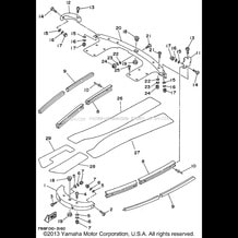 GUNWALE - MAT pour Yamaha 1994 WaveRunner WAVE RUNNER VXR 650 (WRB650) 1994