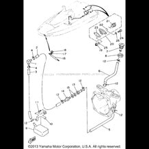 HULL - DECK pour Yamaha 1994 WaveRunner WAVE RUNNER VXR - WRB650S - 1994