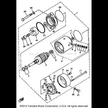 STARTING MOTOR pour Yamaha 1989 WaveRunner WaveRunner 500 (WR500F) 1989