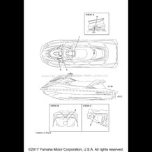 IMPORTANT LABELS pour Yamaha 2016 WaveRunner VXS - VX1800R - 2016