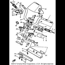 STEERING pour Yamaha 1989 WaveRunner WR500F - 1989