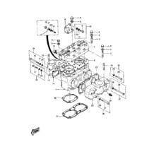 Cylinder Head/Cylinder pour Kawasaki 1987 JS440