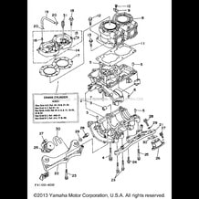 CYLINDER - CRANKCASE pour Yamaha 1995 WaveRunner FX-1 - FX700T - 1995