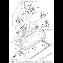 ENGINE HATCH pour Yamaha 1995 WaveRunner FX-1 - FX700T - 1995