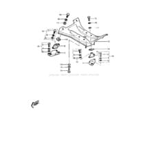 ENGINE MOUNT pour Kawasaki 1987 JS440