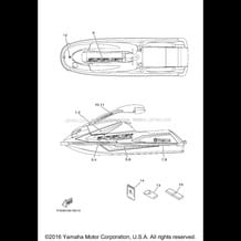 GRAPHICS pour Yamaha 2016 WaveRunner WAVERUNNER SUPER JET - SJ700BR - 2016