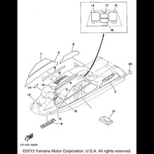 GRAPHIC - TOOL pour Yamaha 1995 WaveRunner FX-1 - FX700T - 1995