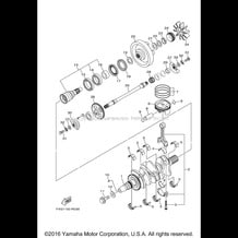 CRANKSHAFT & PISTON pour Yamaha 2016 WaveRunner WAVERUNNER V1 - VX1050ER - 2016