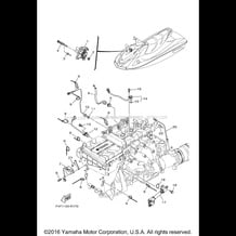 ELECTRICAL 2 pour Yamaha 2016 WaveRunner WAVERUNNER V1 - VX1050ER - 2016