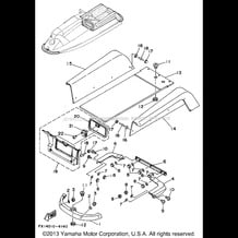 GUNWALE - MAT pour Yamaha 1995 WaveRunner FX-1 - FX700T - 1995