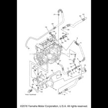 EXHAUST 2 pour Yamaha 2016 WaveRunner WAVERUNNER V1 - VX1050ER - 2016