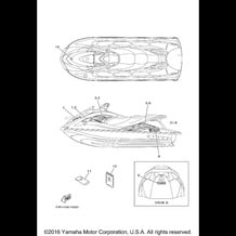 GRAPHICS pour Yamaha 2016 WaveRunner WAVERUNNER V1 - VX1050ER - 2016