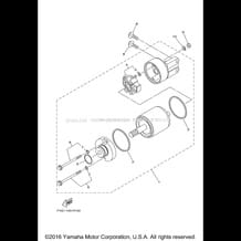 STARTING MOTOR pour Yamaha 2016 WaveRunner WAVERUNNER V1 - VX1050ER - 2016