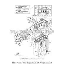 CRANKCASE pour Yamaha 2016 WaveRunner WAVERUNNER VX - VX1050CR - 2016