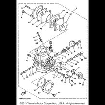 CARBURETOR pour Yamaha 1995 WaveRunner SUPER JET - SJ700T - 1995