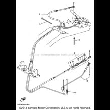 CONTROL CABLE pour Yamaha 1995 WaveRunner SUPER JET - SJ700T - 1995