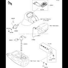 Meters pour Kawasaki 2005 STX-12F