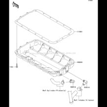 Oil Pan pour Kawasaki 2005 STX-12F
