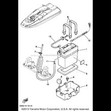 ELECTRICAL 2 pour Yamaha 1995 WaveRunner SUPER JET - SJ700T - 1995