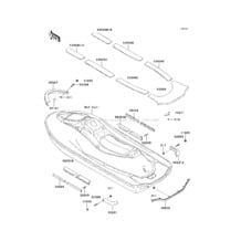 Monica newness glide Jet Ski Kawasaki Ultra 150 2005 - Microfiche and OEM parts - Promo-Jetski