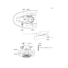 Labels pour Kawasaki 2006 900 STX