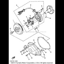 GENERATOR pour Yamaha 1995 WaveRunner SUPER JET - SJ700T - 1995