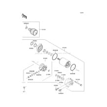 Starter Motor pour Kawasaki 2006 900 STX