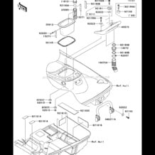 Hull Rear Fittings pour Kawasaki 2006 STX-12F