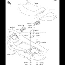 Seat pour Kawasaki 2006 STX-12F