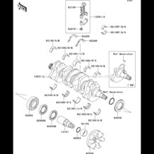 Crankshaft pour Kawasaki 2006 STX-15F