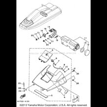 HULL - DECK 1 pour Yamaha 1995 WaveRunner SUPER JET - SJ700T - 1995