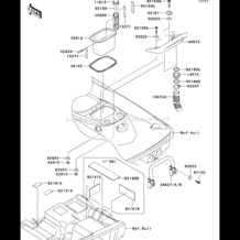 Hull Rear Fittings pour Kawasaki 2006 STX-15F