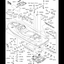 Hull(A6F-A8F) pour Kawasaki 2006 STX-15F