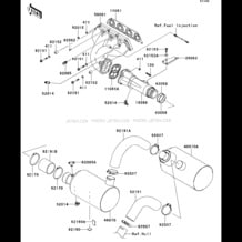 Muffler(s)(A6F-A8F) pour Kawasaki 2006 STX-15F