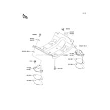 Engine Mount pour Kawasaki 2007 800 SX-R