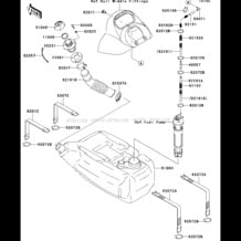 Fuel Tank(D7F) pour Kawasaki 2007 STX-12F