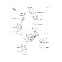 Engine Mount pour Kawasaki 2007 Ultra 250X