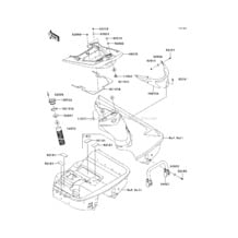 Hull Rear Fittings pour Kawasaki 2007 Ultra 250X