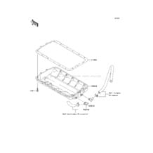 Oil Pan pour Kawasaki 2007 Ultra 250X