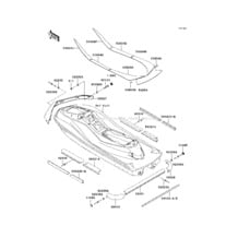 Pads pour Kawasaki 2007 Ultra 250X