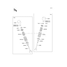 Valve(s) pour Kawasaki 2007 Ultra 250X