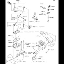 Electrical Equipment pour Kawasaki 2007 Ultra LX