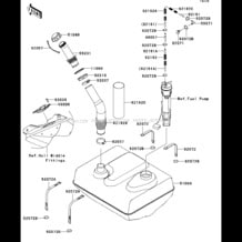 Fuel Tank pour Kawasaki 2007 Ultra LX